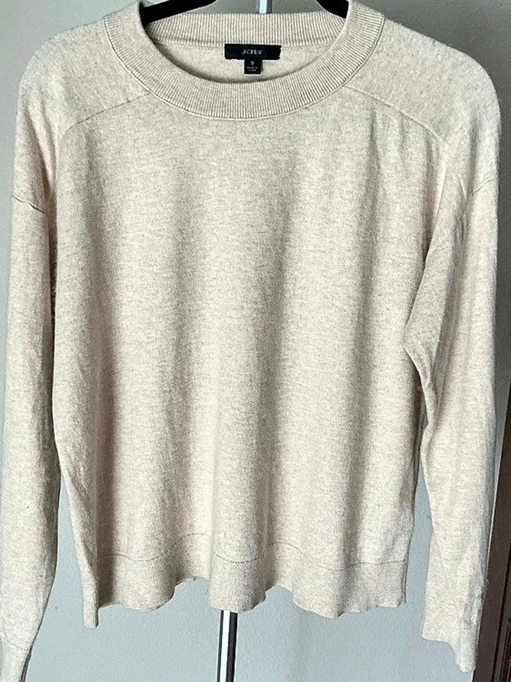 J.Crew Cotton Cashmere Crewneck Sweater Size Small